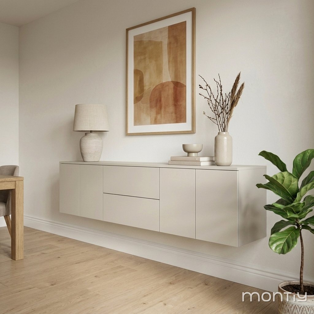 Zwevend (hangend) dressoir op maat