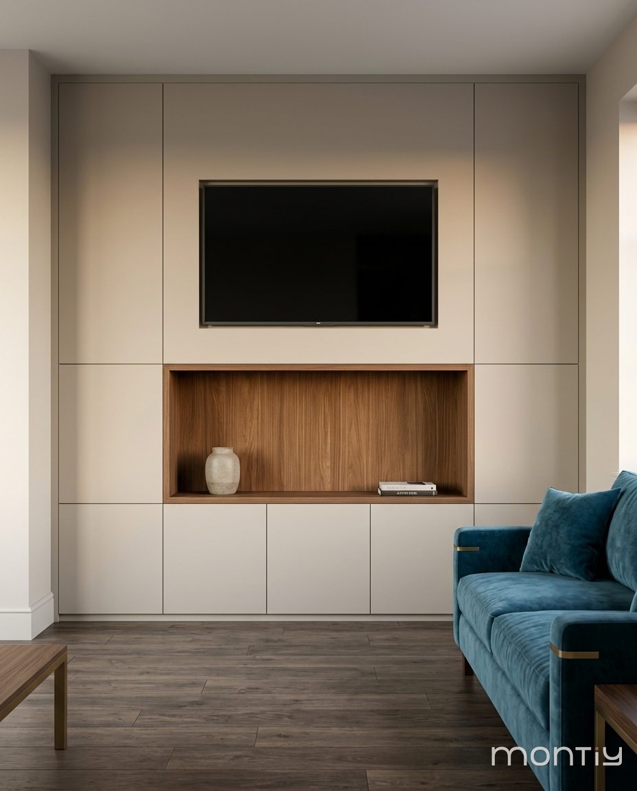 Tv-wand op maat